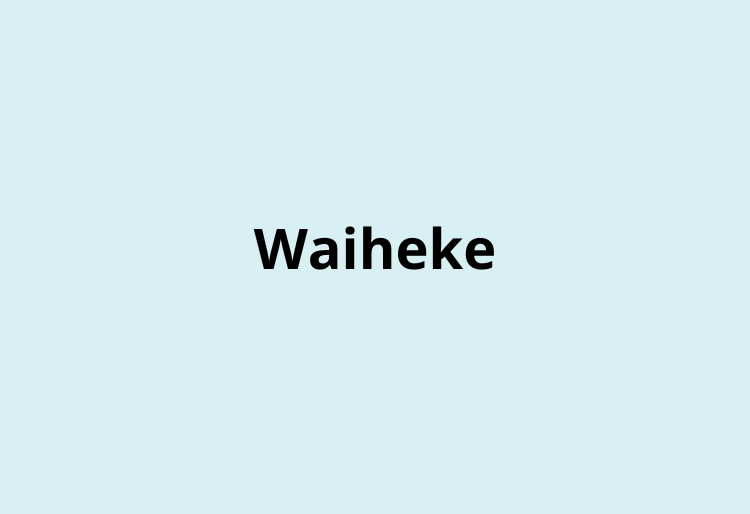 Waiheke servicing strategy